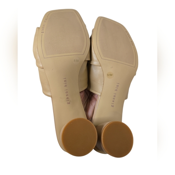 Gianni Bini Sandals Kooper Double Knot Leather Slide Size 9.5 - Picture 6 of 7